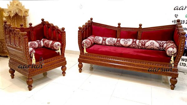 Classic Rajwada Sofa Set-E