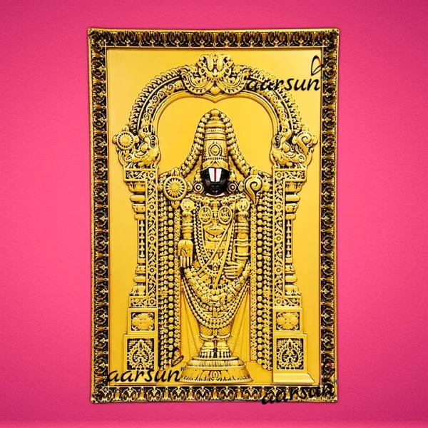 Mesmerizing 3D Wooden Balaji Wall Art