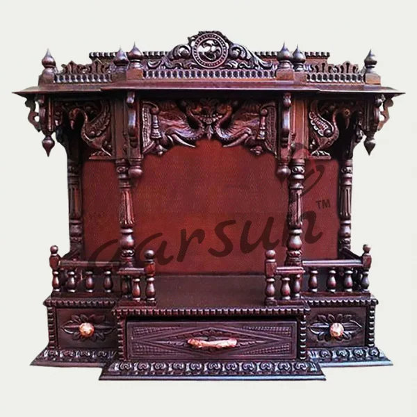 Image for Handmade Teak Temple MNDR-0008