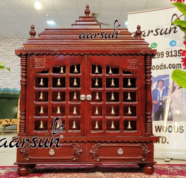 latest mandir design wooden