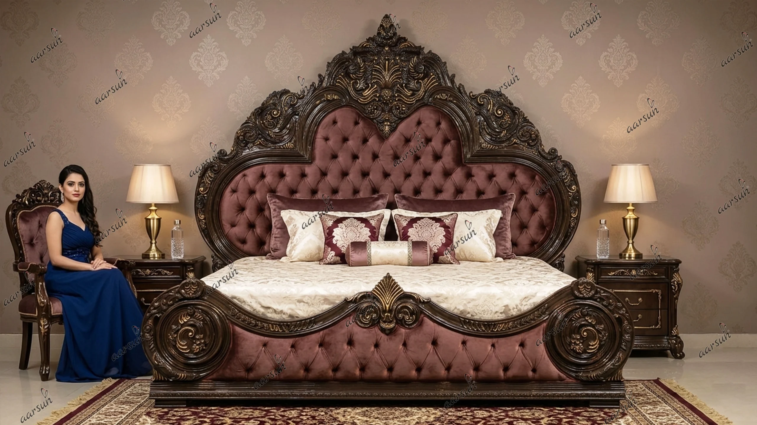 AI Inspired Bed Design – Grand Super Deluxe Bed Design