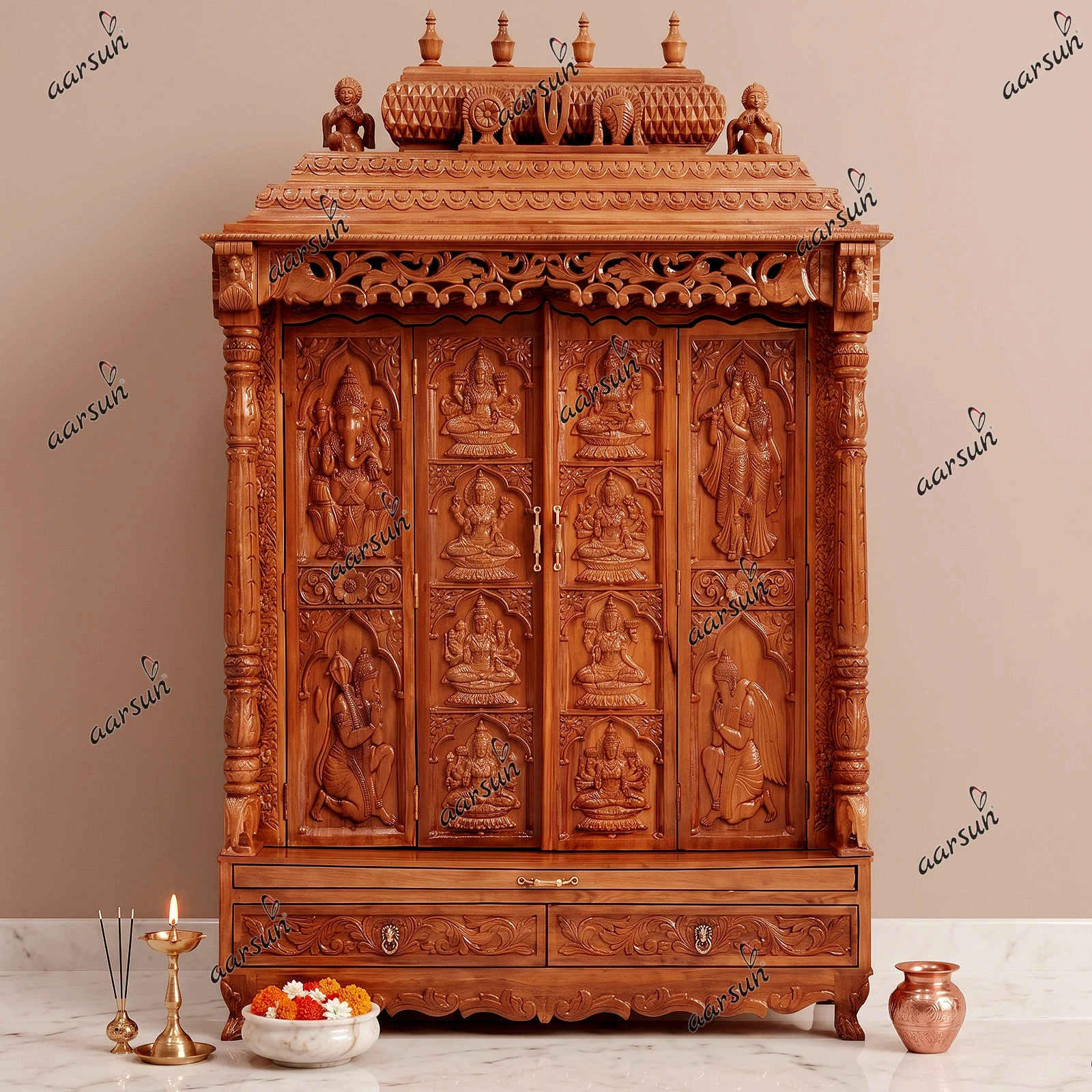 ashta laxmi Mandir amazing home temple design