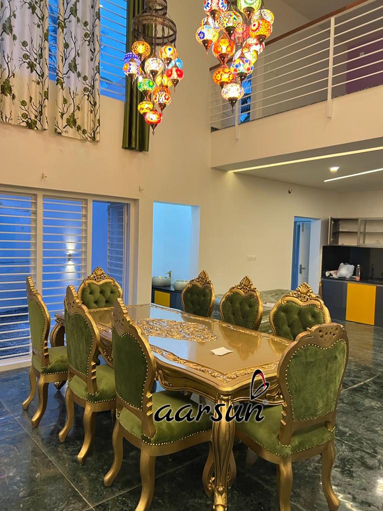 Experience luxury dining with Trending 7 Wooden Dining Sets - Aarsun