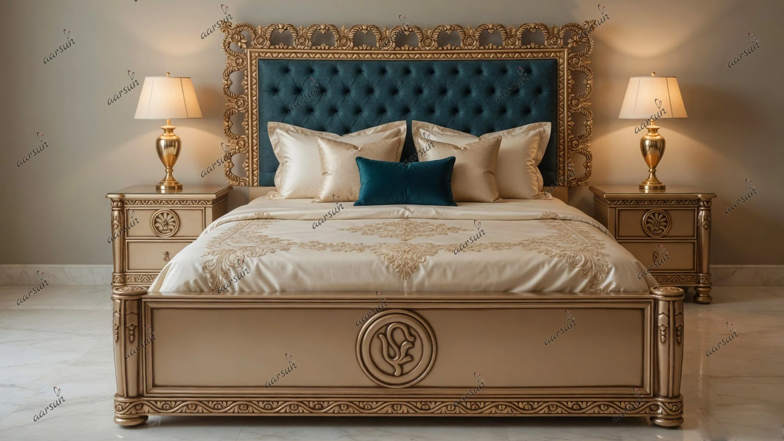 Popular bed design with 2 different storage