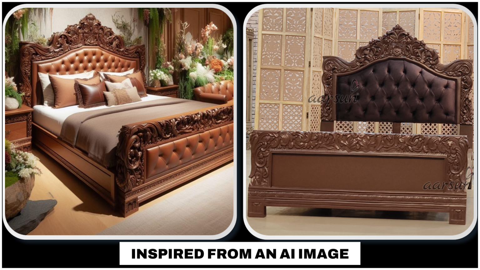 Queen Size Bed Design - Aarsun