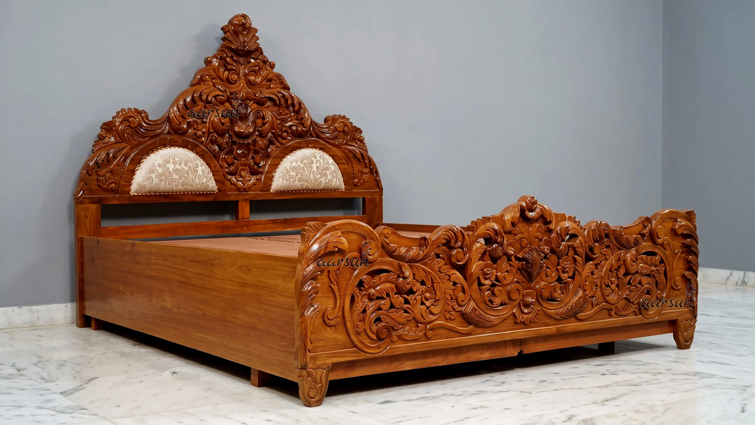 Bed Design Sheesham Wood