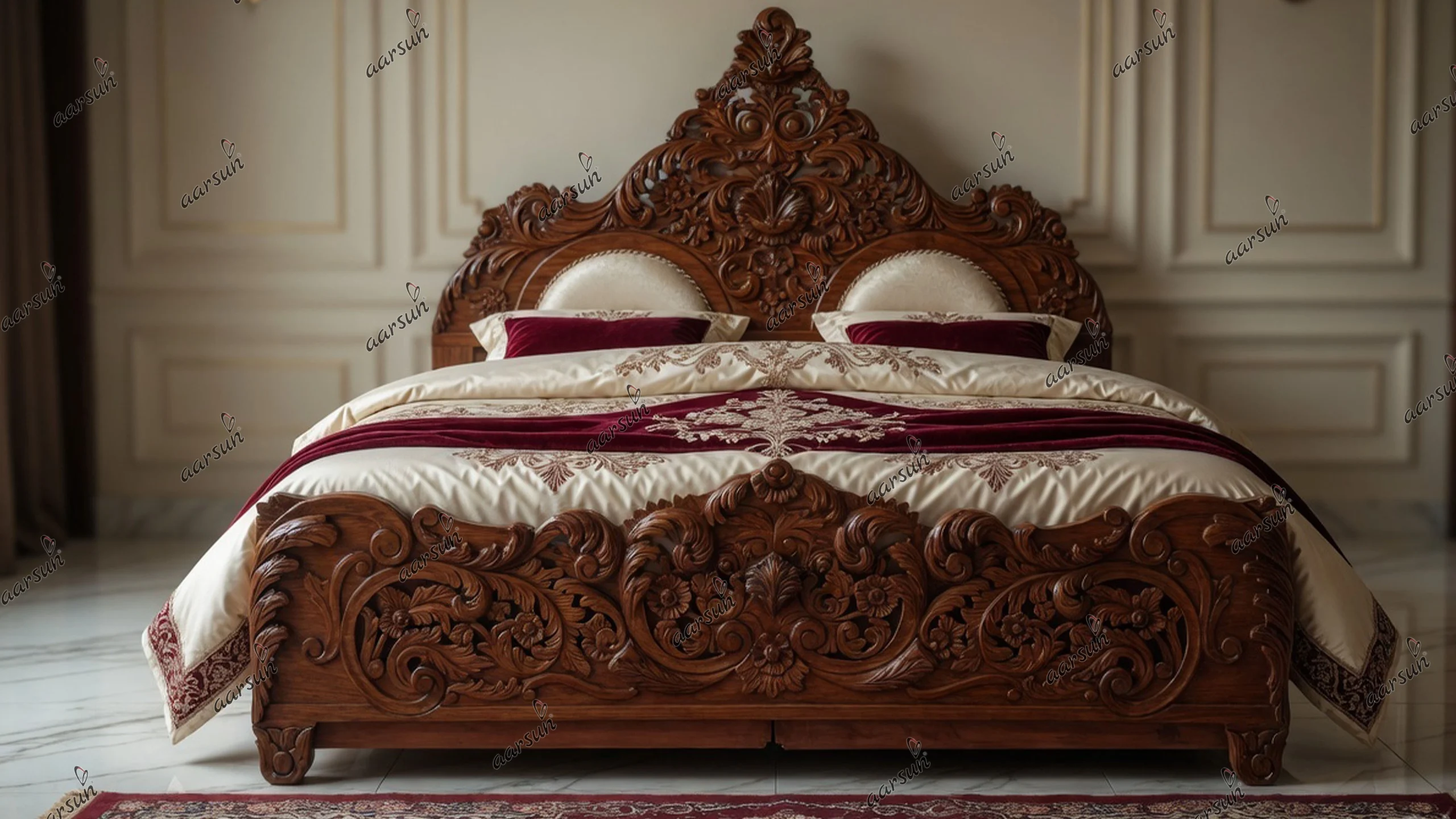 Bed Design Sheesham Wood