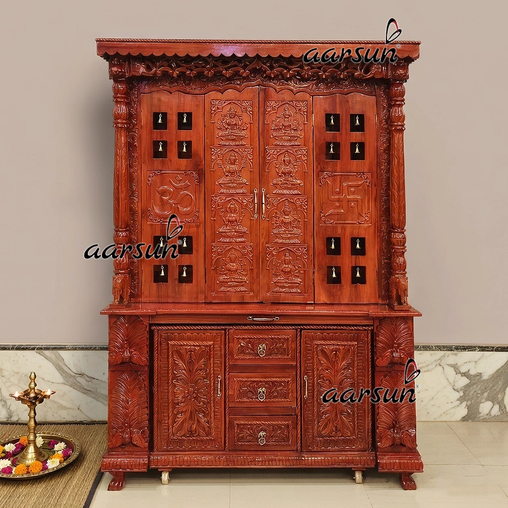 Mahalakshmi ji Mandir With Slideable Storage