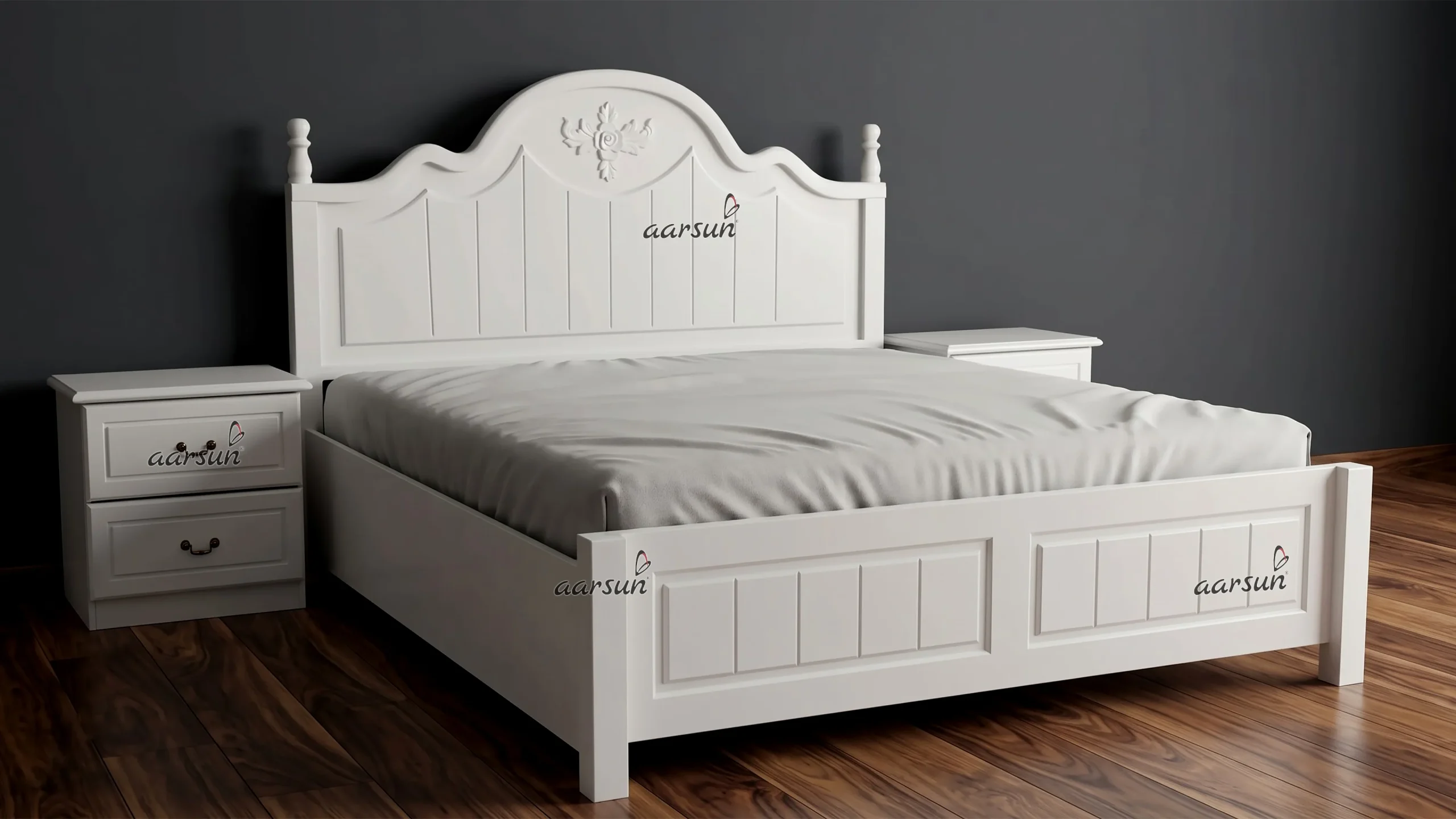 Modern Wooden Bed Design for Home