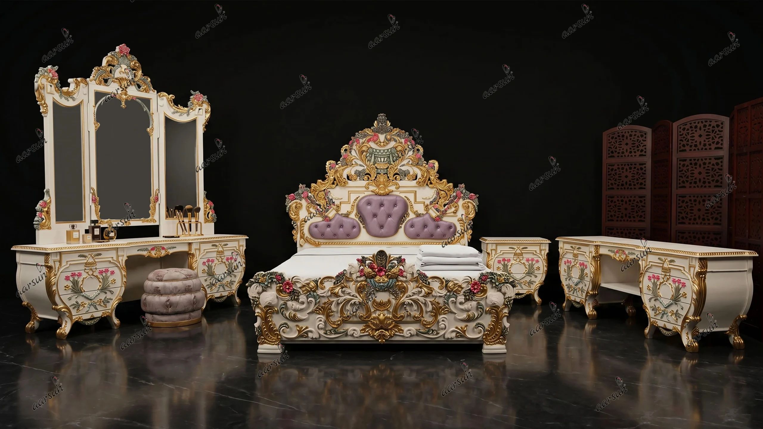 Complete Bedroom Set Ultra Luxury Furniture