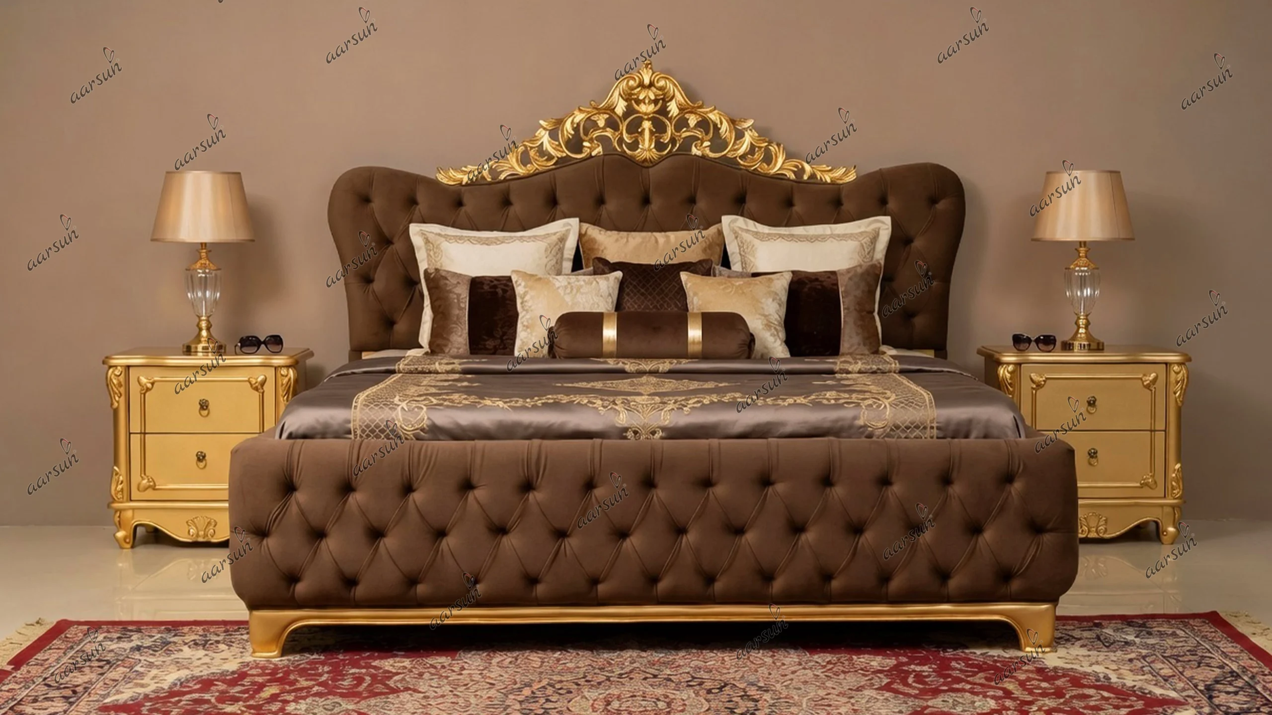 Elegant Platform Bed With Hydraulic Storage