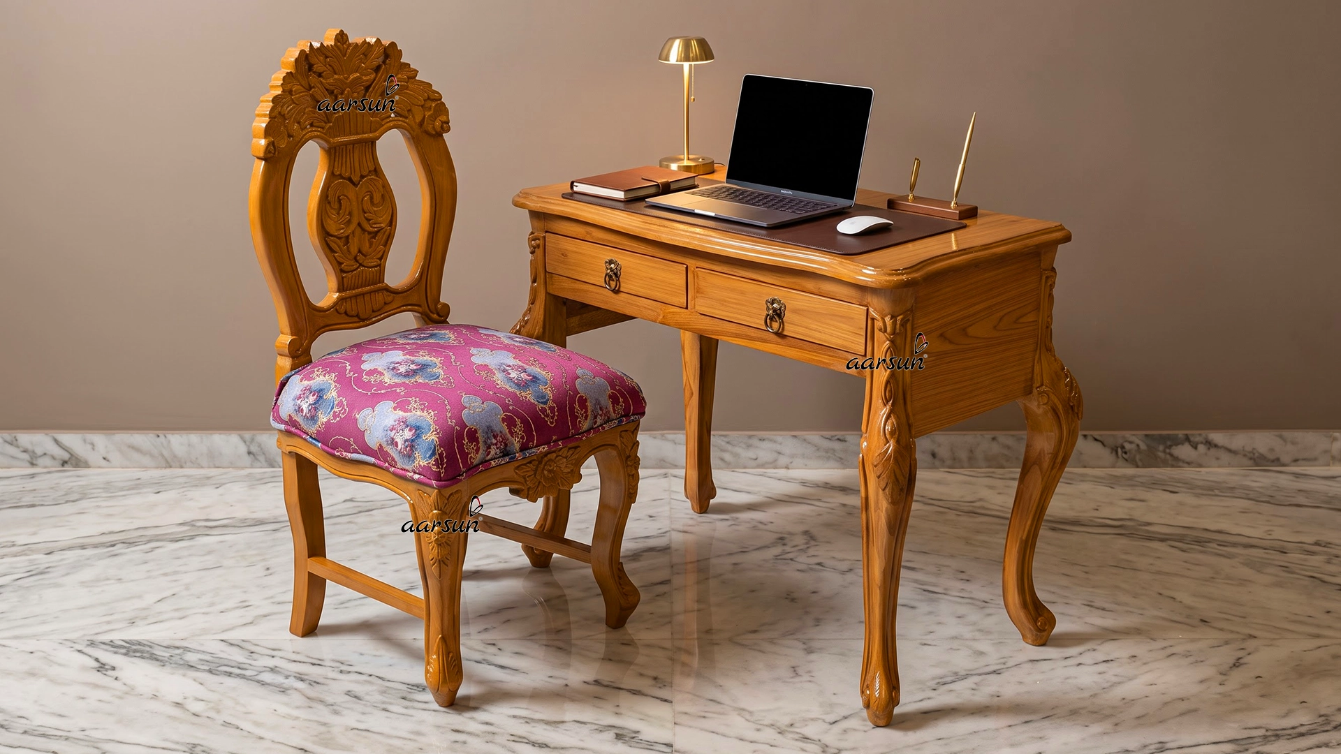 Handcrafted Wooden Study Table