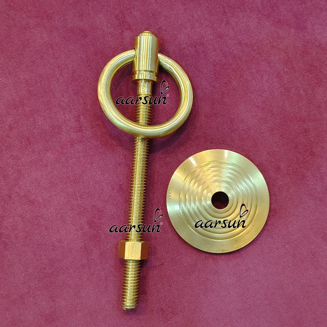 Brass Chain Swing Ring Hook