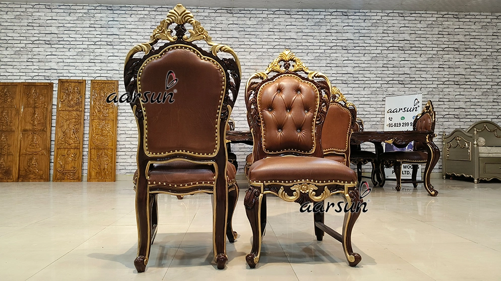 Hand-Carved Dining Set for a Dining Room - Image 18