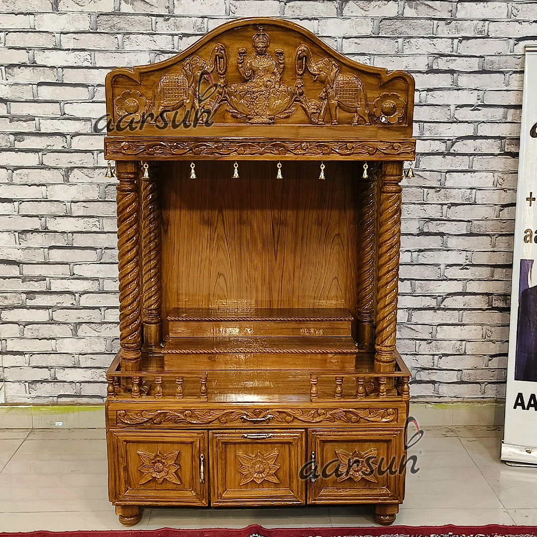 Wooden Puja Mandir at Factory Price