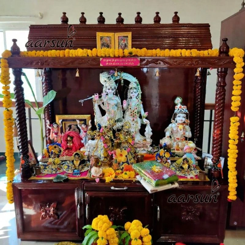 Buy Grand Wooden Temple for Home Online