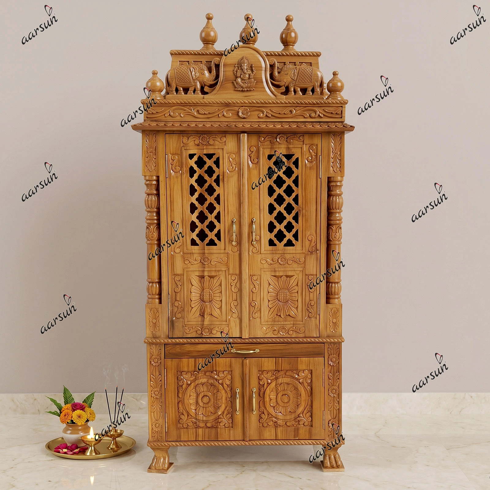 Favourite of Indians Handmade Pooja Mandir