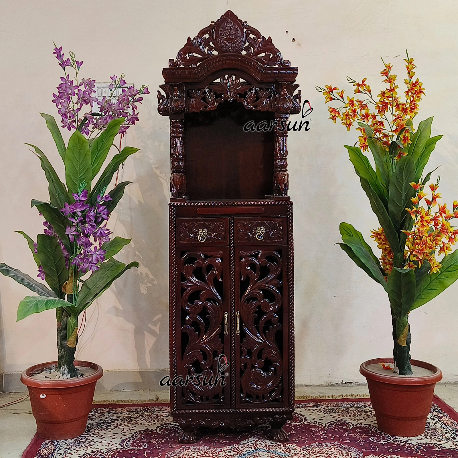 Handcrafted North Indian Puja Mandir