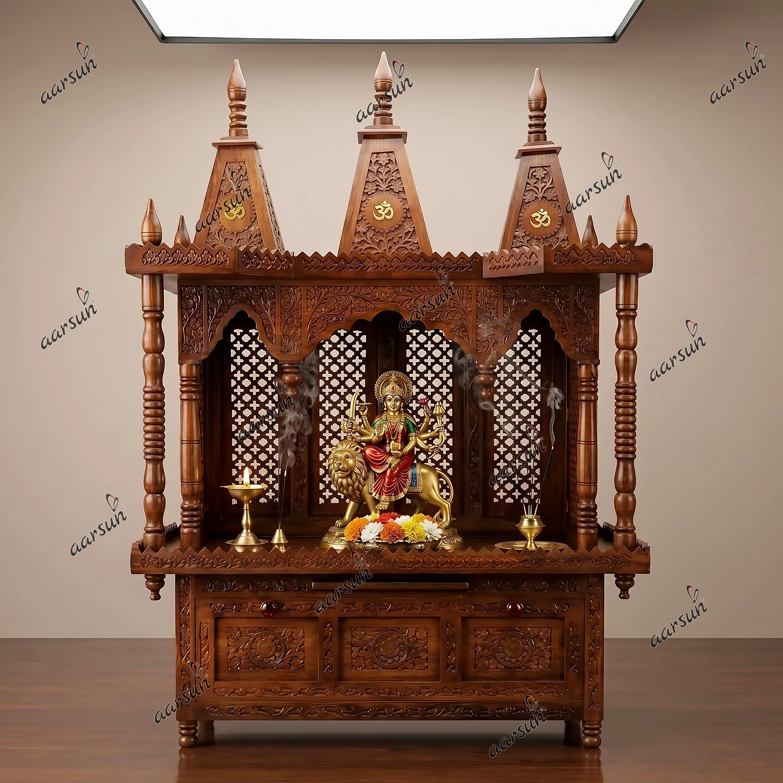 Handmade Pooja Mandir for Home