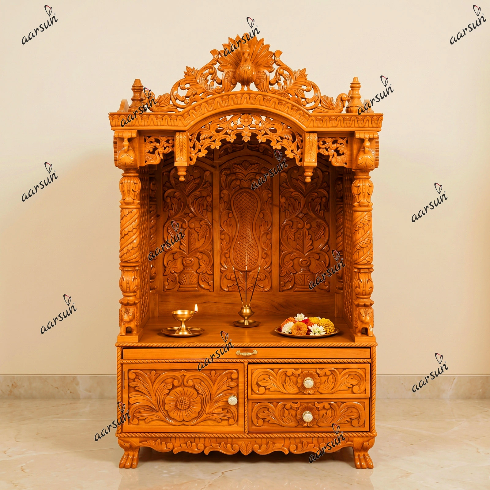 Latest Design Wood Temple for Home YT-592A