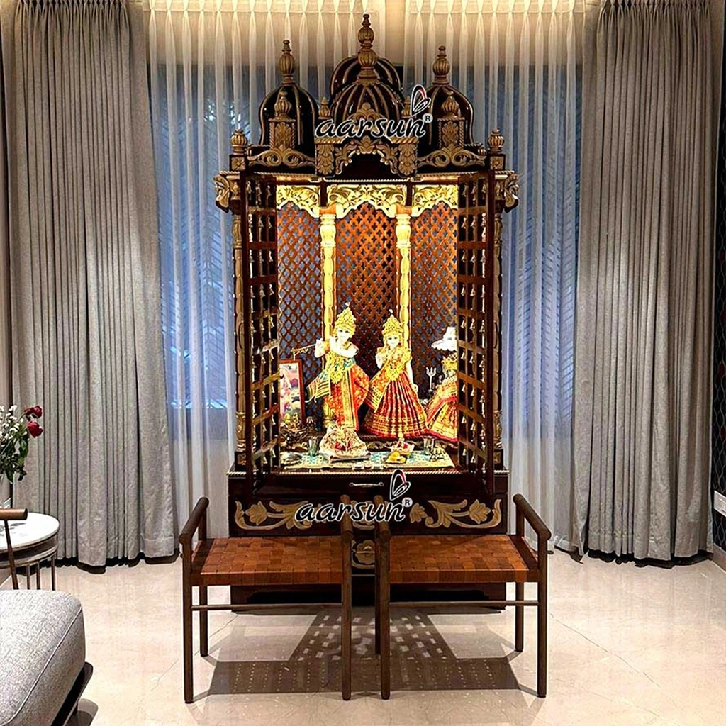 Large ISKCON alter Puja Mandir Design