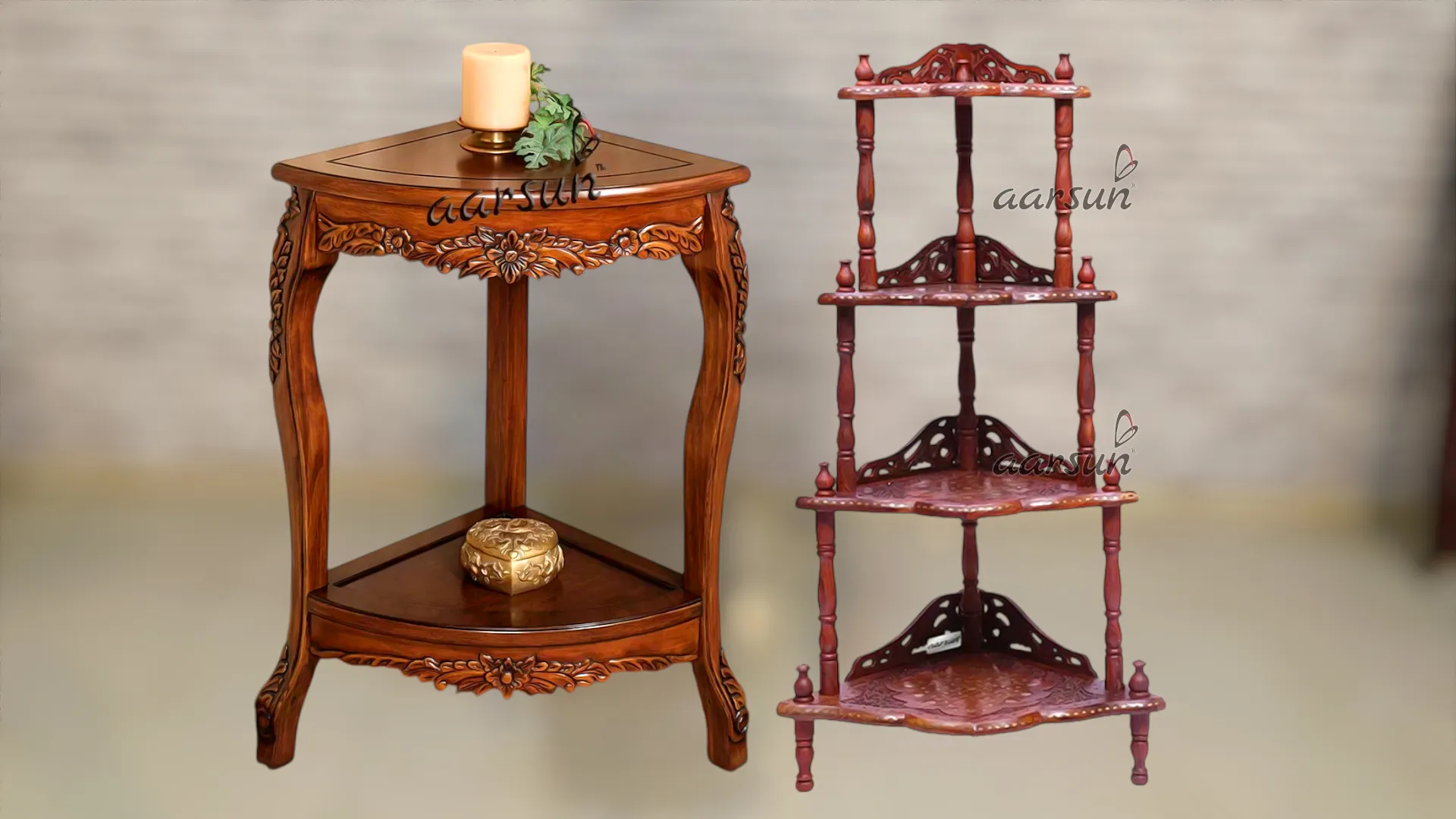 Decorative Corner Table for Living Room