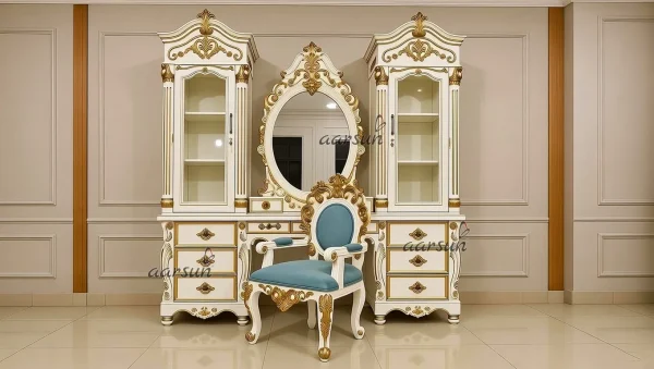 Royal Dressing Table Vanity Unit | Bespoke Bedroom Furniture Styles