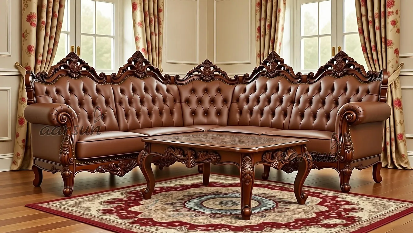 Modern Sofa Set Design - Premium Sectional and L-Shape Couch by Aarsun