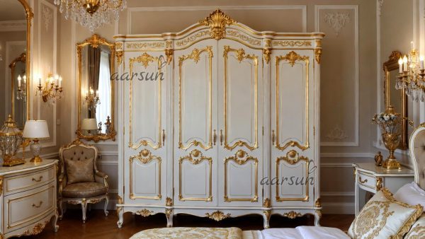 Solid Wood Almirah Wardrobe | Designer Bedroom Furniture Storage