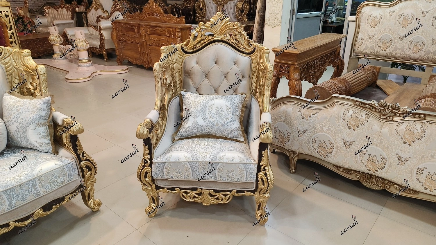 05 Seater Designer Royal Concept Sofa Set - Image 4