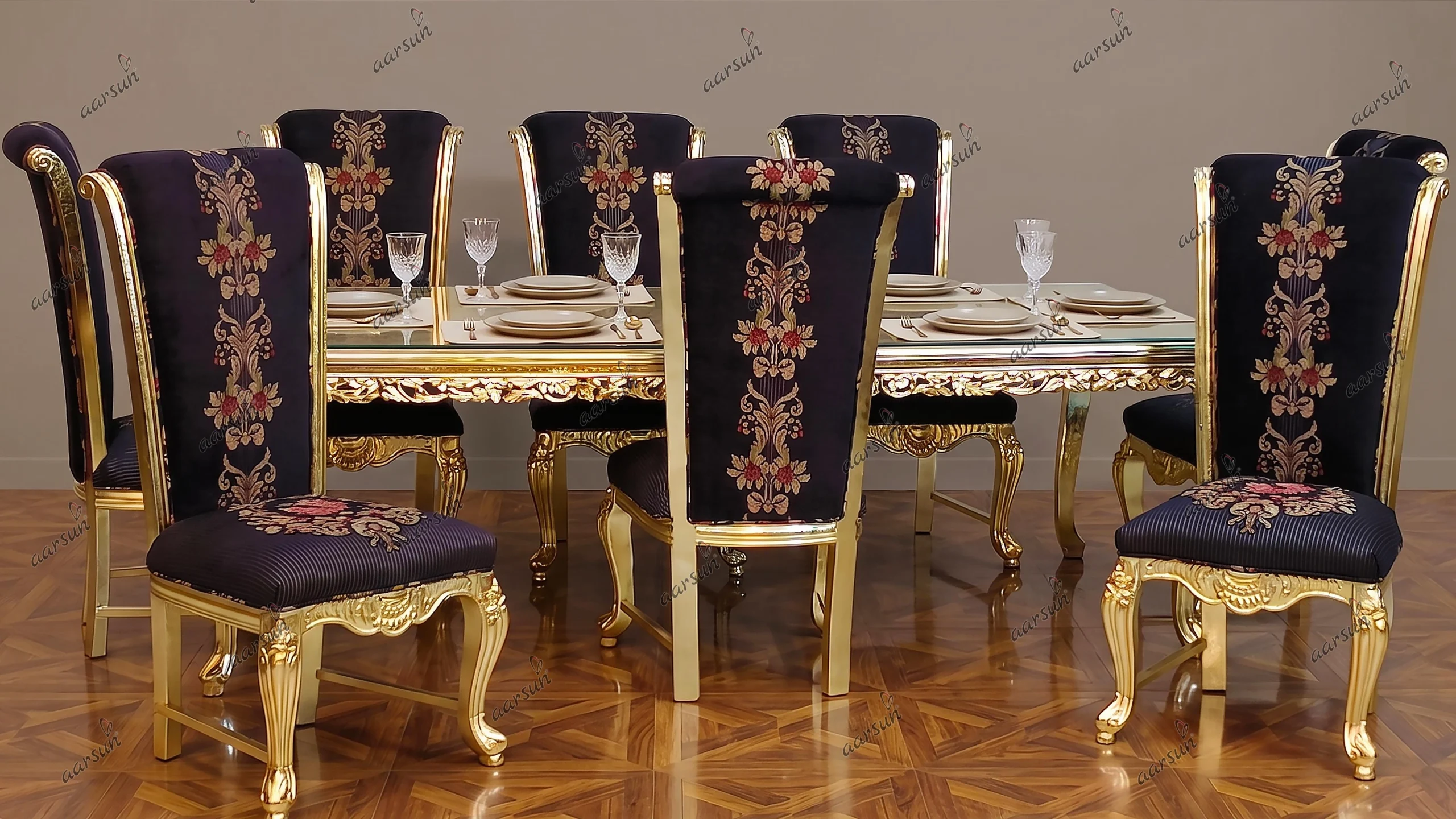 French Style Dining Set, Dining Table & Chairs with Video