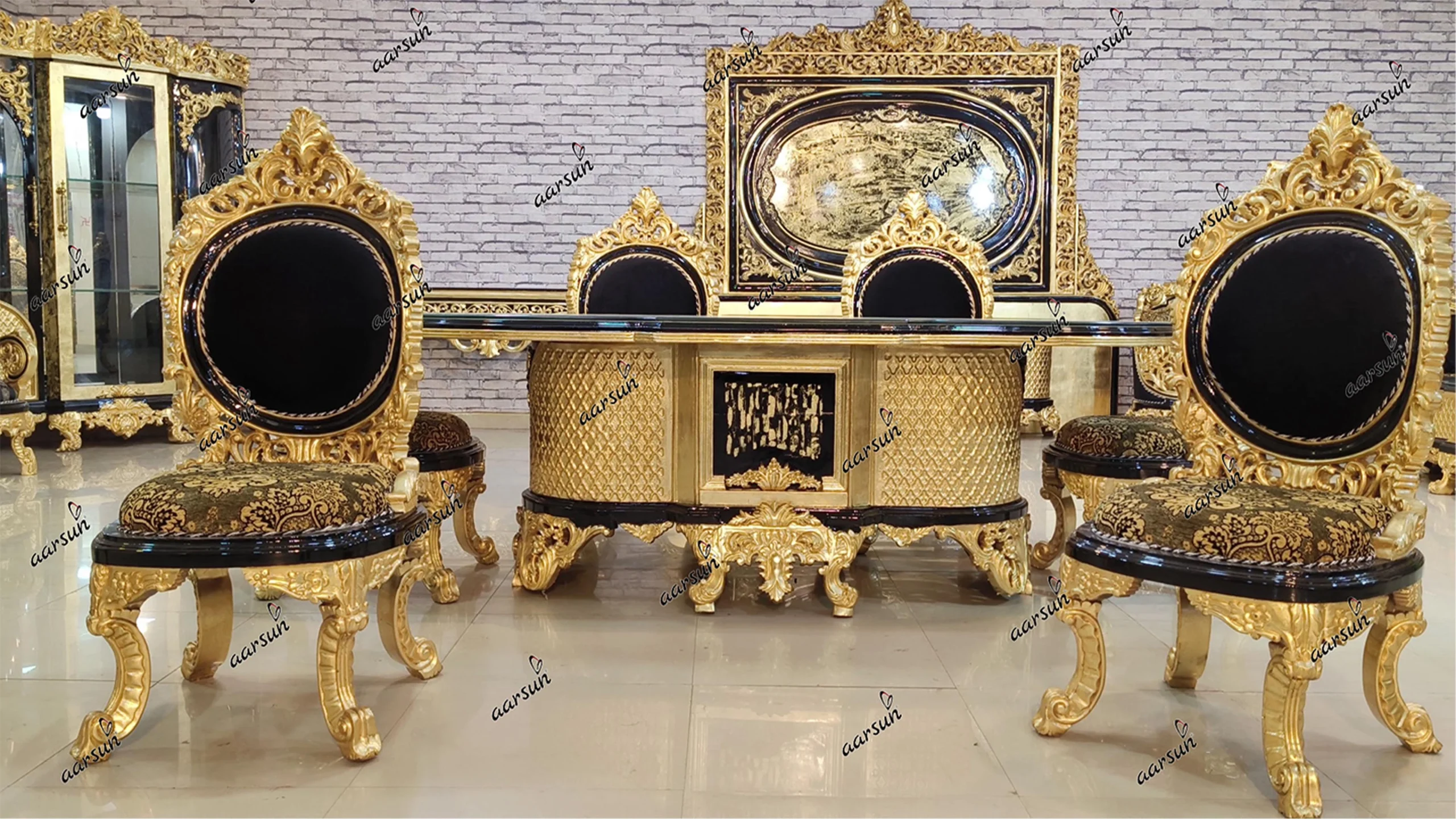 Handcrafted Royal Dining Table – Exclusive Premium Design