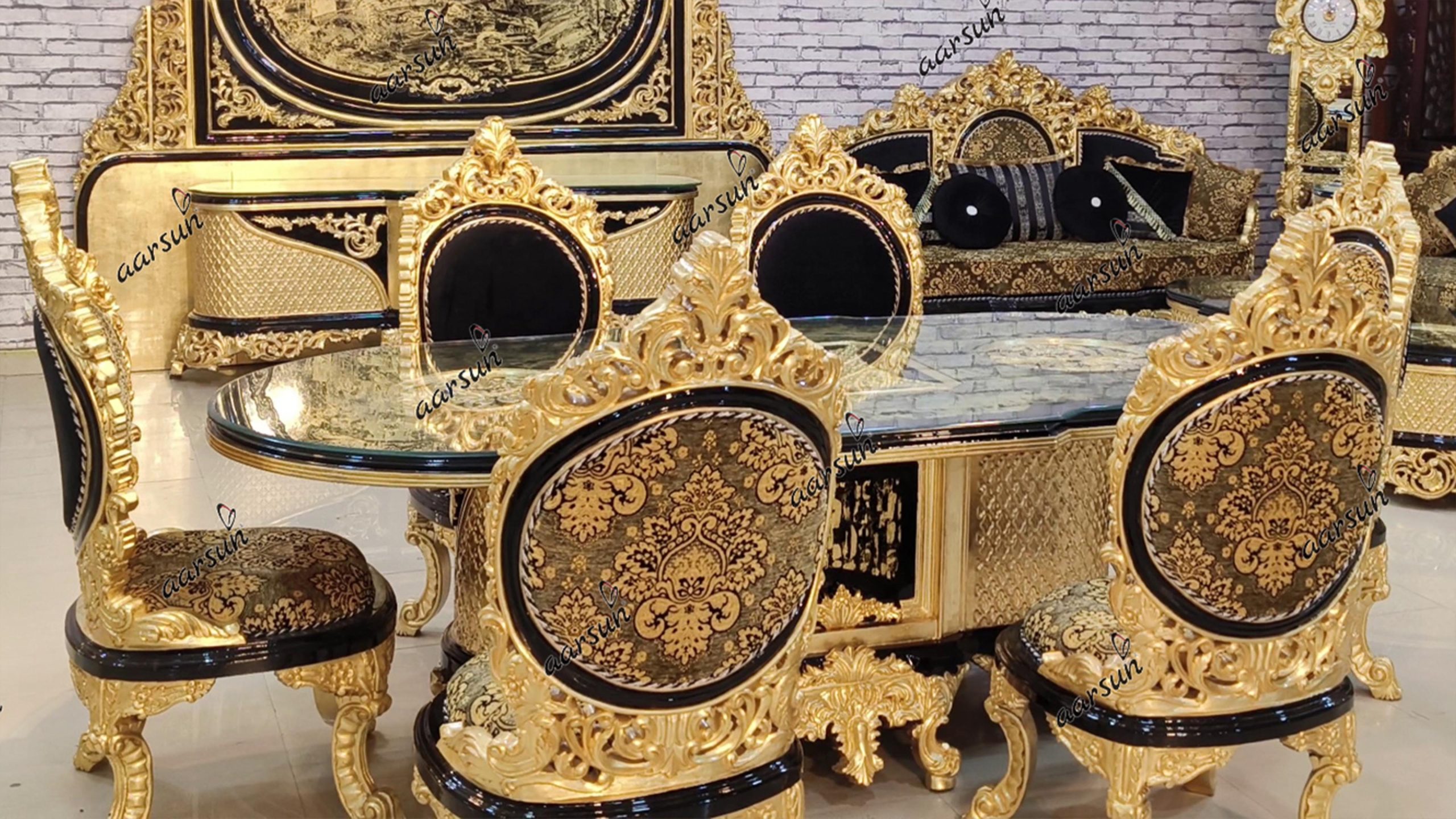 Handcrafted Royal Dining Table – Exclusive Premium Design - Image 5