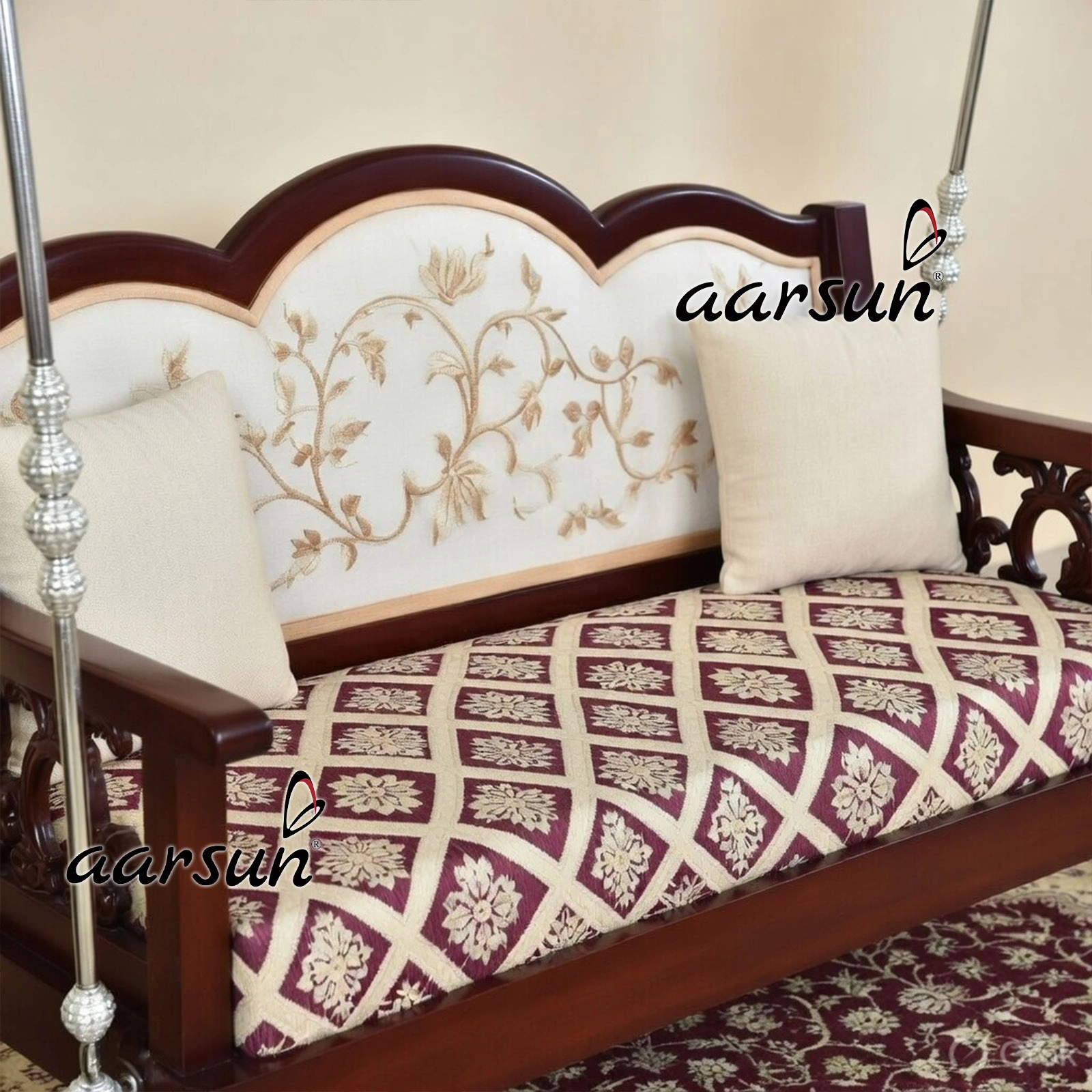 Modern With Classic Wood Work Swing Design - Image 4