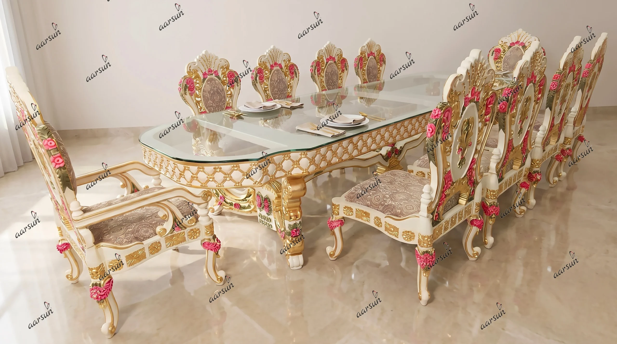 Wooden Ultra Luxury Dining Set YT-663-A