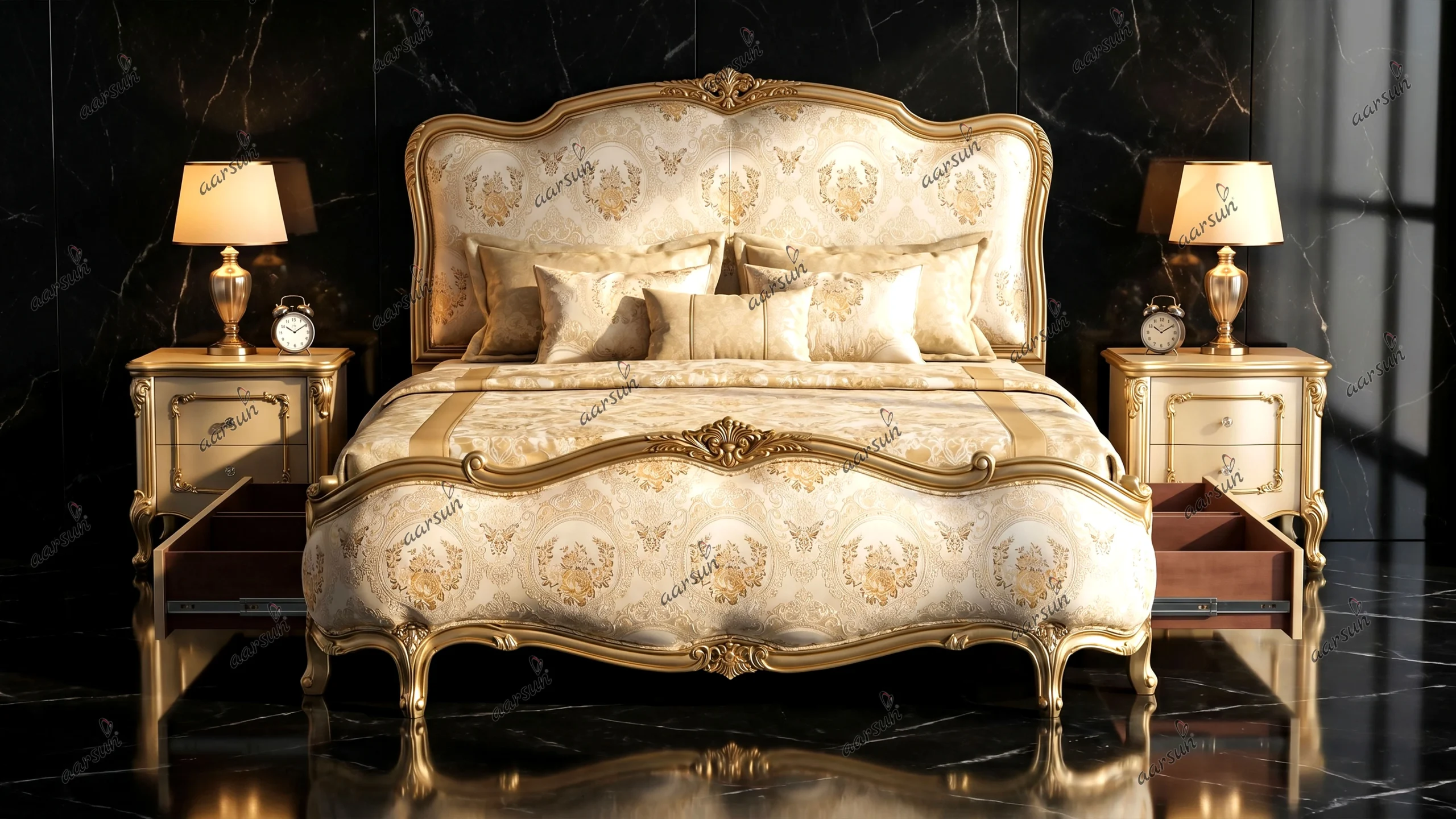 Buy Royal Beds Online at Best Prices (side drawers) with Side Table
