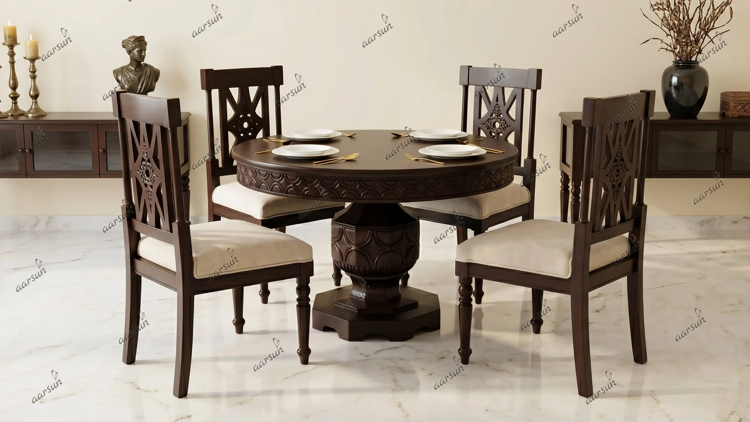 Round Dining Set