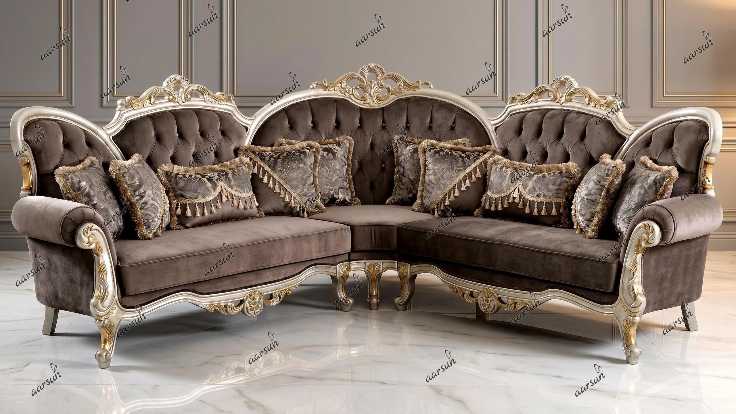 Artisan Crafted Sofa Set for Living Room