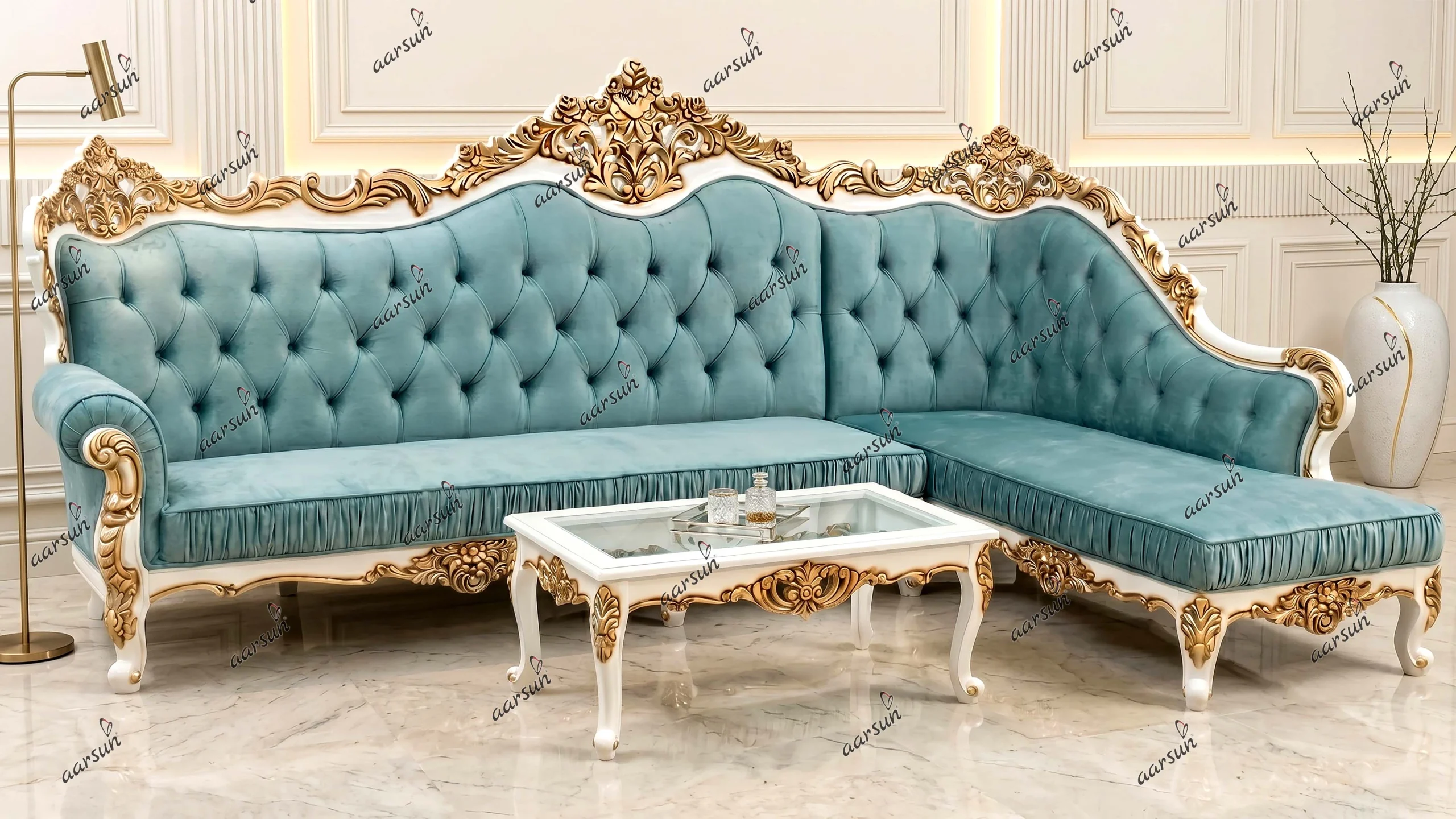 Comfortable Corner L-Shape Sofa Design