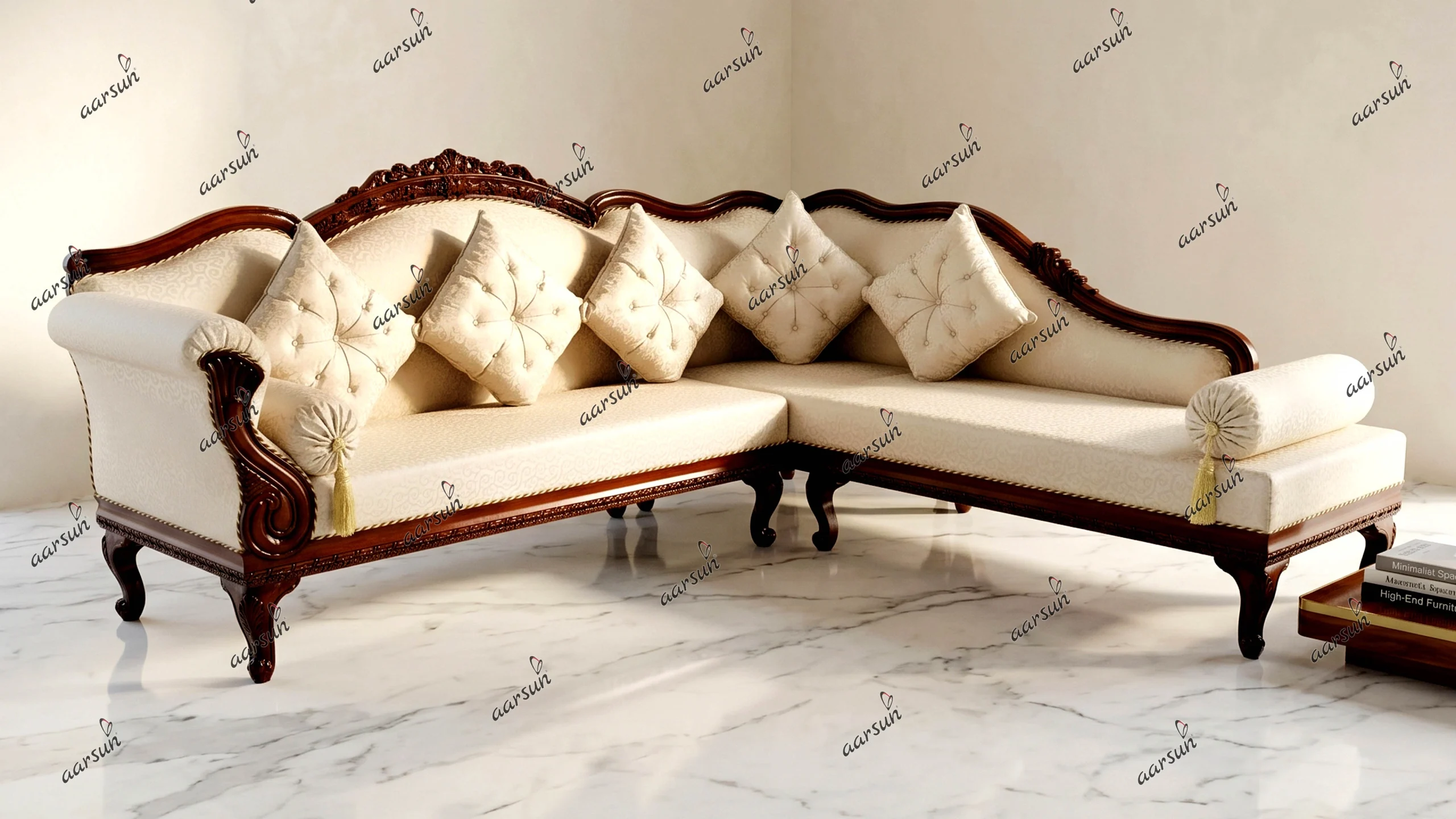 Designer Handmade Corner Sofa for Modern Homes