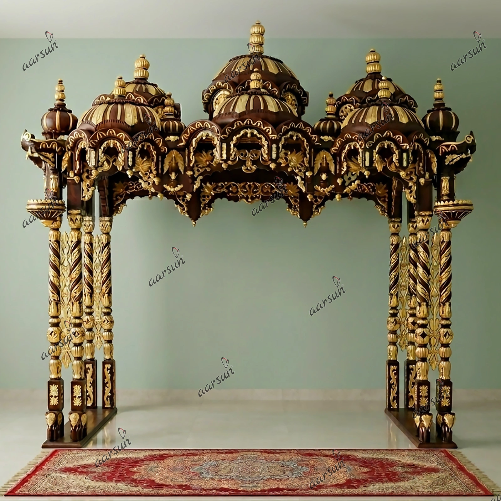 India's largest premium wooden temple