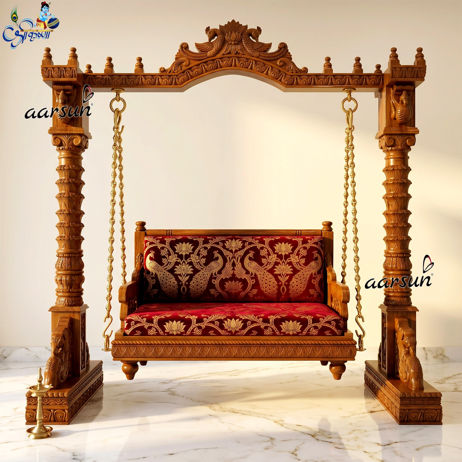 Laddu Gopal ji Swing Design for Home