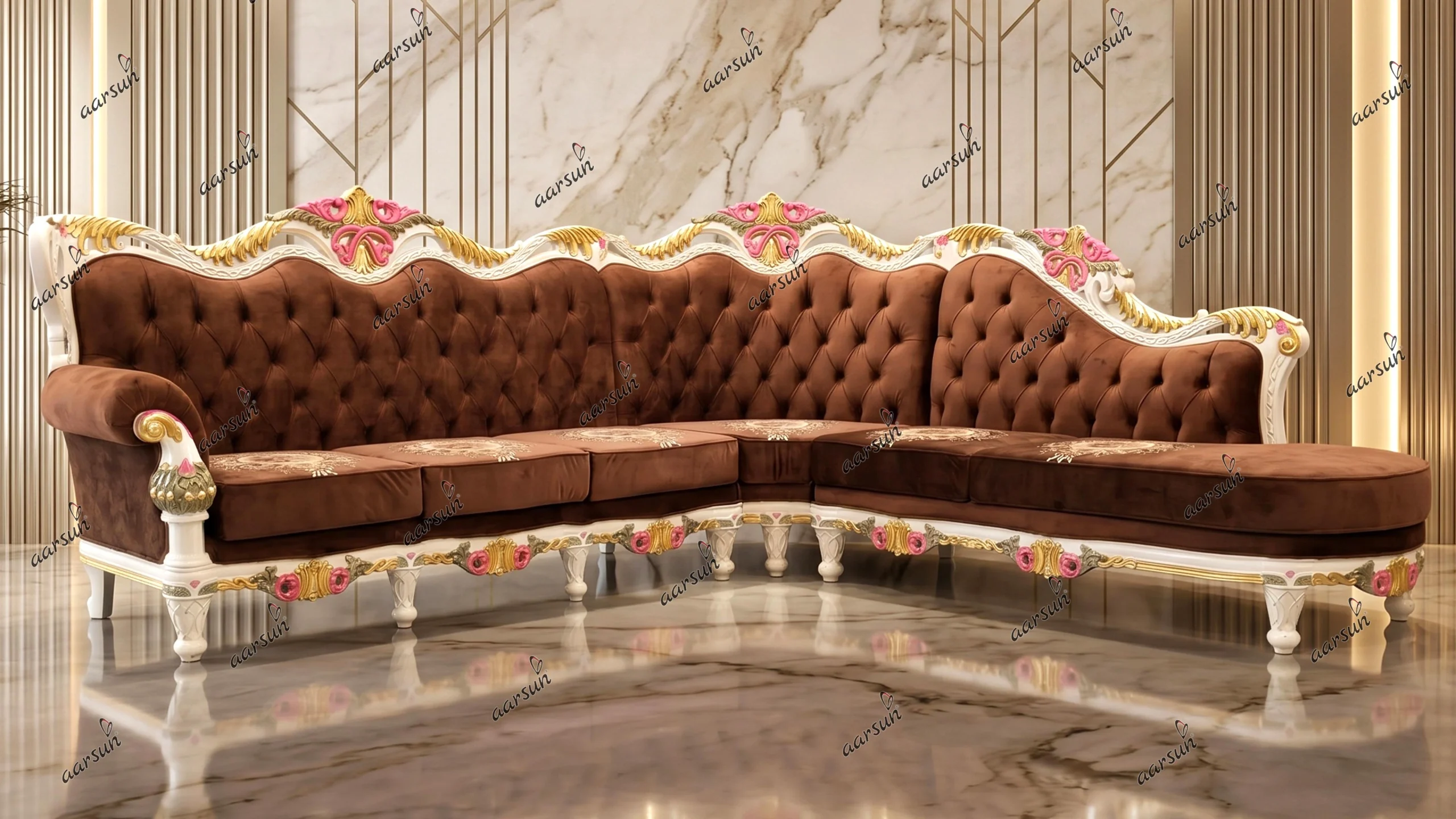 Modern Guest Room L Shape Sofa Collection