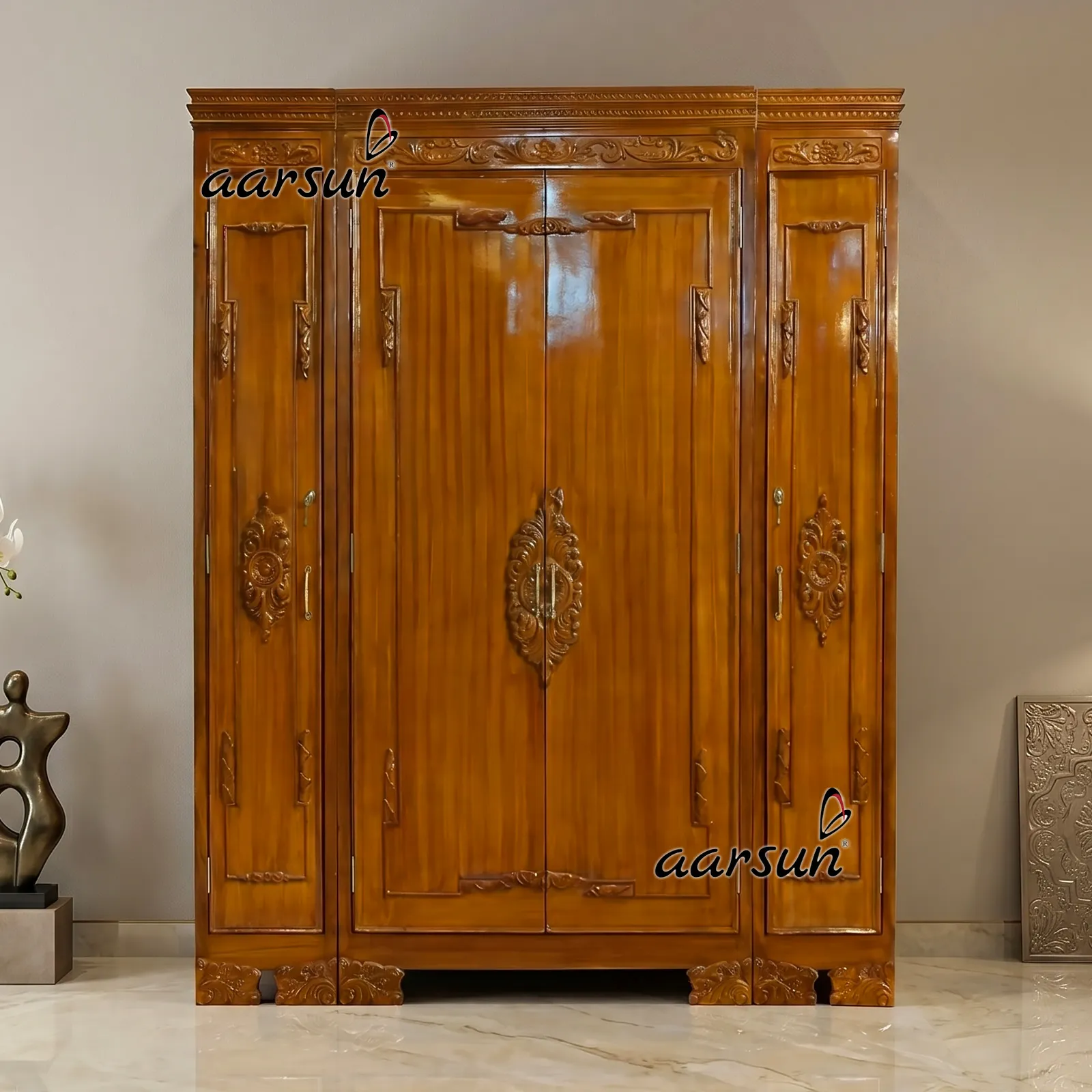Wooden Wardrobe-Storage Unit for Home