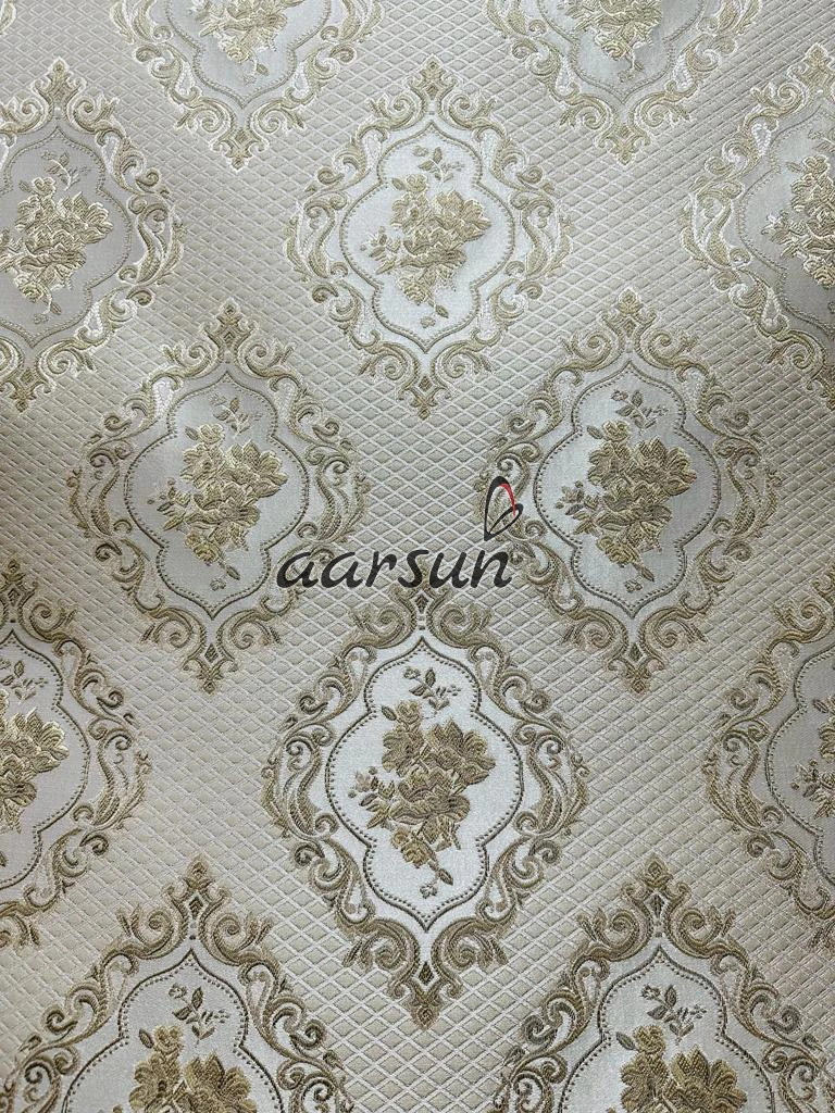 European Chateau Medallion Weave Sofa Fabric