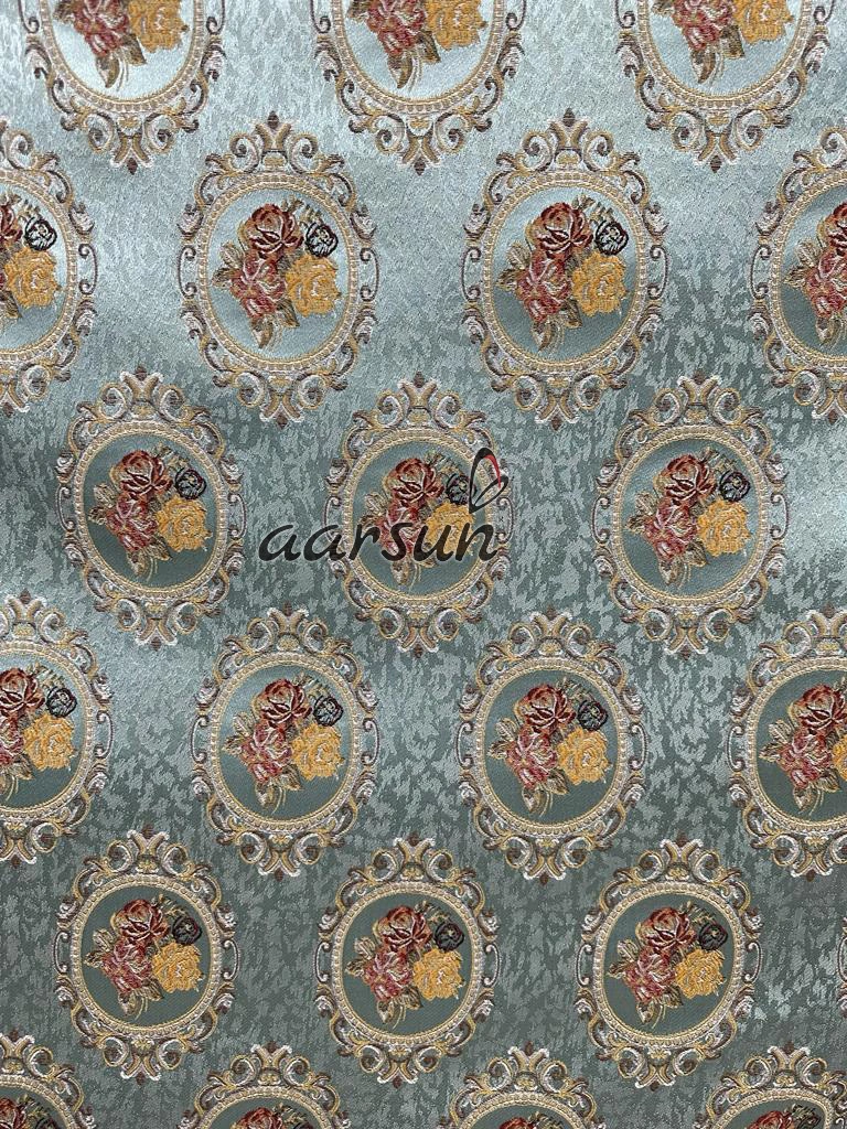 Grand Maharaja Floral Cameo Heritage Sofa Fabric