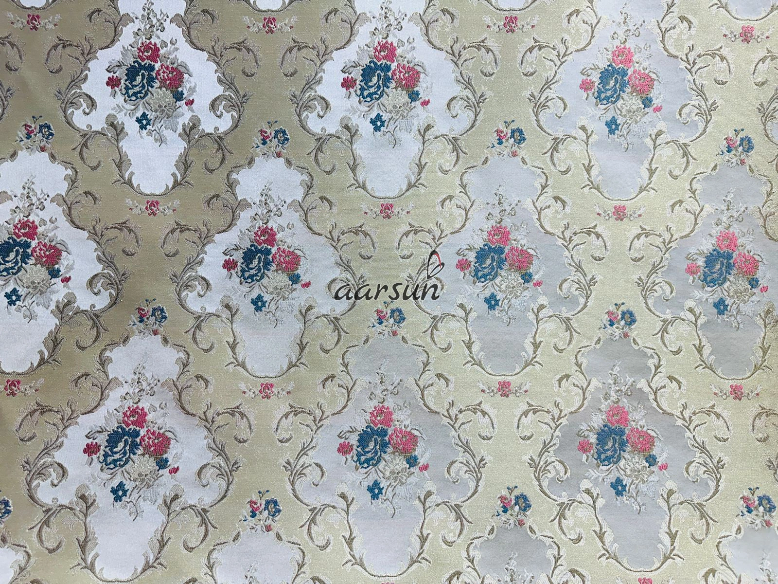 French Palace Inspired Floral Sofa Upholstery Fabric