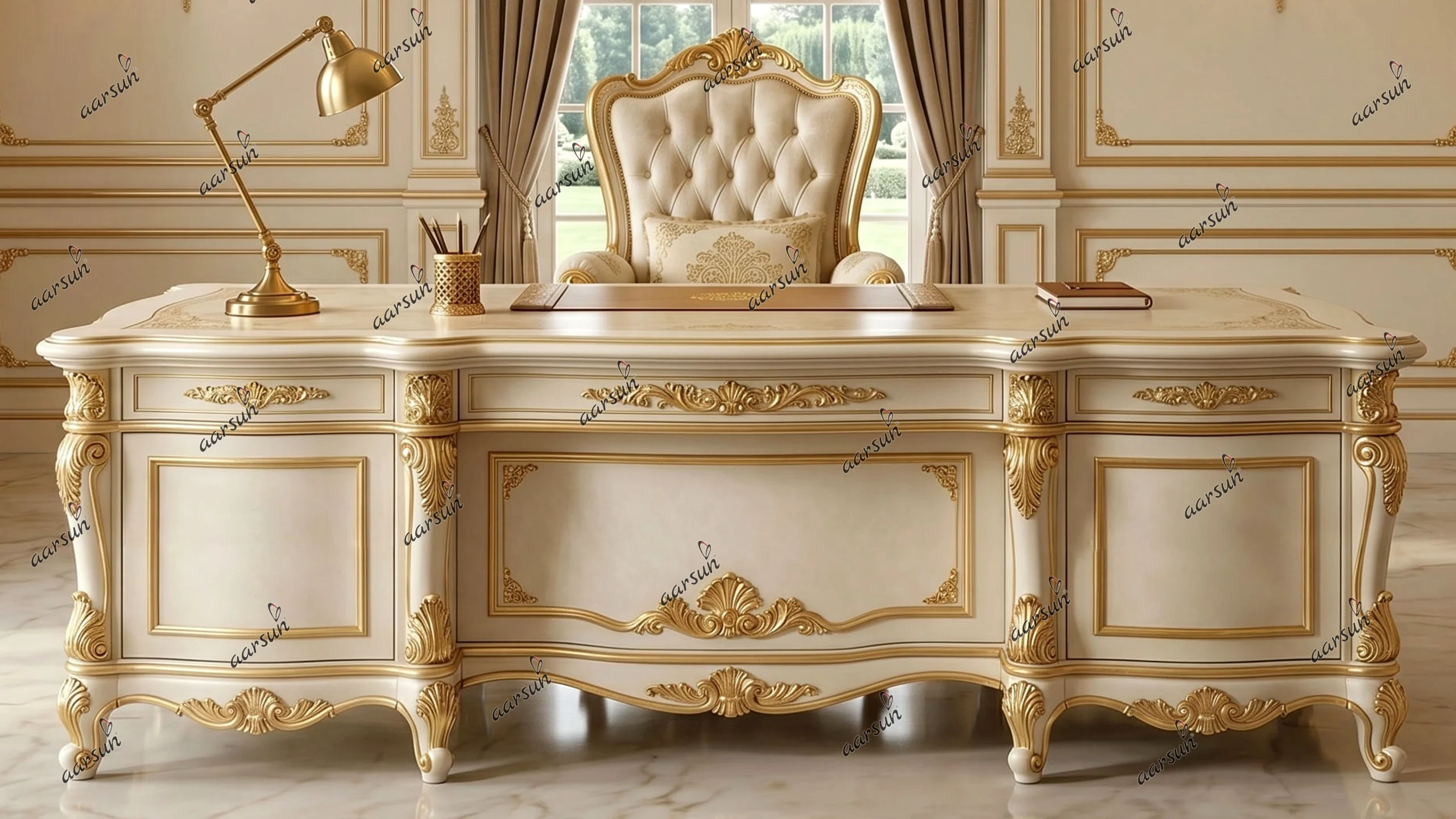 Chairman's Luxurious Office Furniture