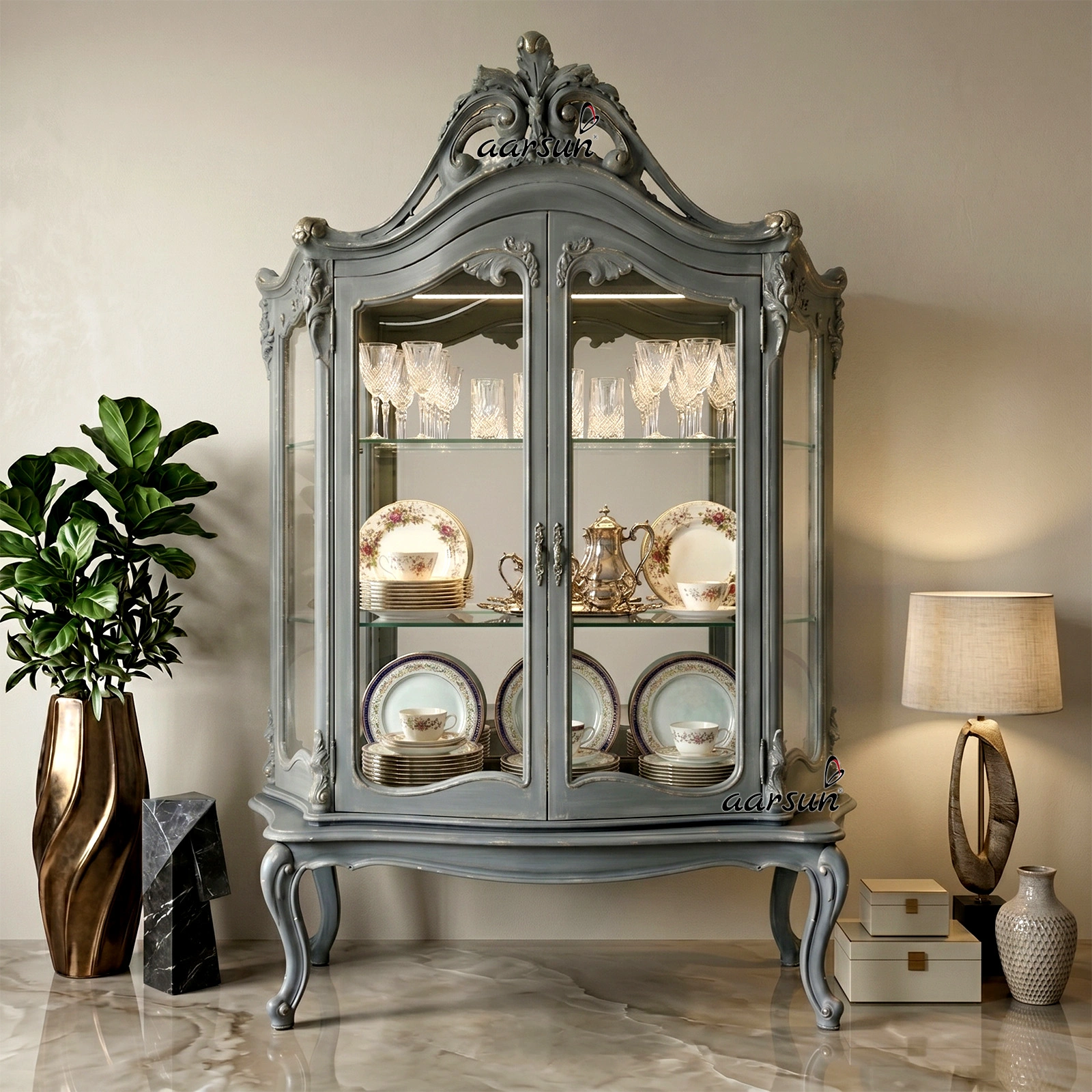 Elegant Modular Crockery Unit for Home Interiors