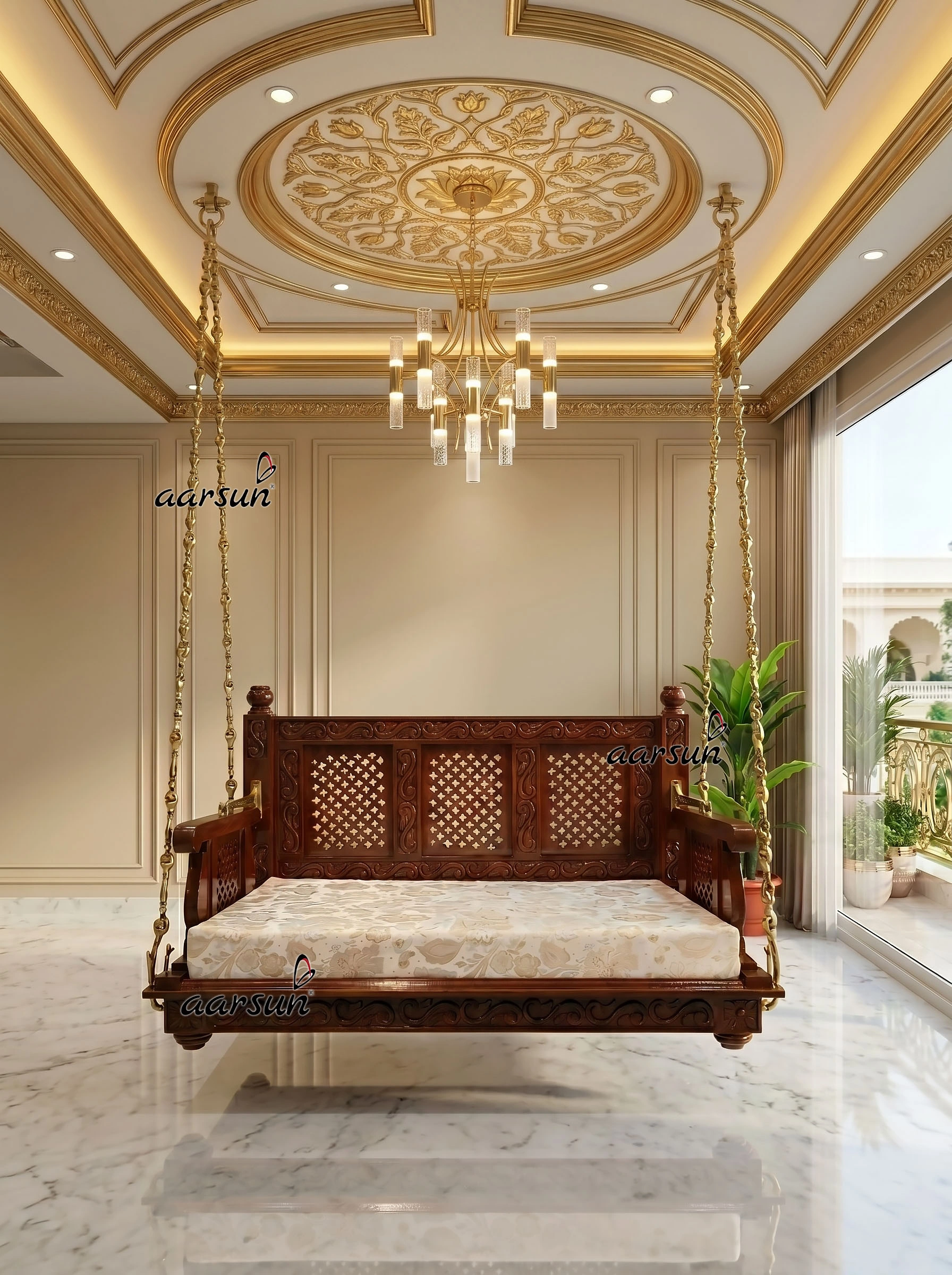 Premium Royal Maharaja Style Hanging Ceiling Swing